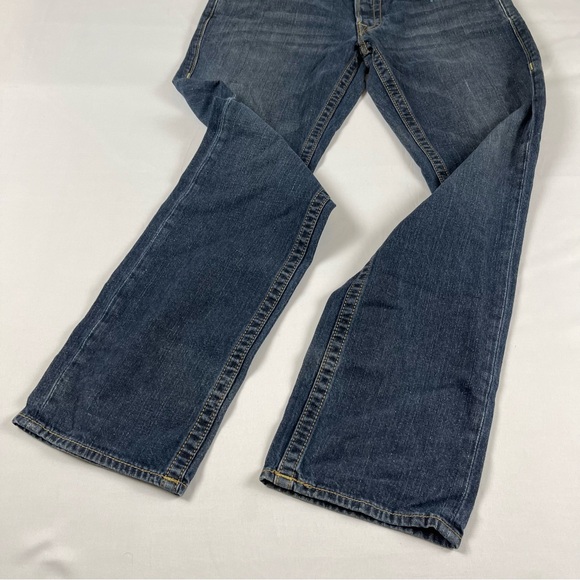 True Religion Men's Slim Fit Straight Jeans, Dark Wash Relaxed Slim Size: 34 - Picture 4 of 16